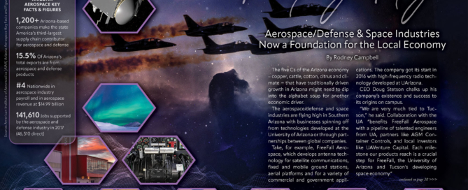 FreeFall Aerospace BizTucson Spring Defense and Space